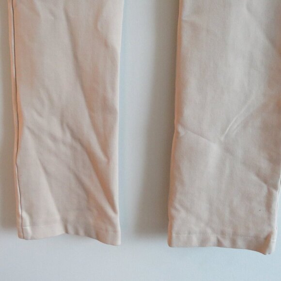 AARON & AMBER Tan Beige Split Hem Ponte Knit Stretch Pants - Women's Size S - Picture 7 of 13